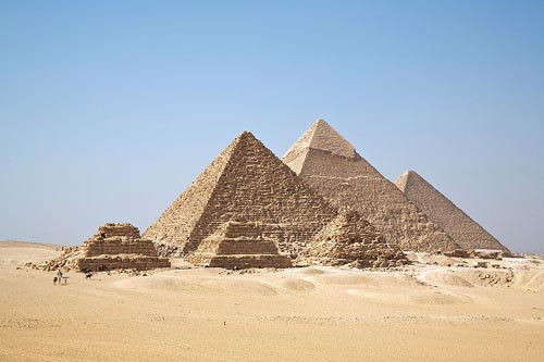 Pirâmides de Gizé.